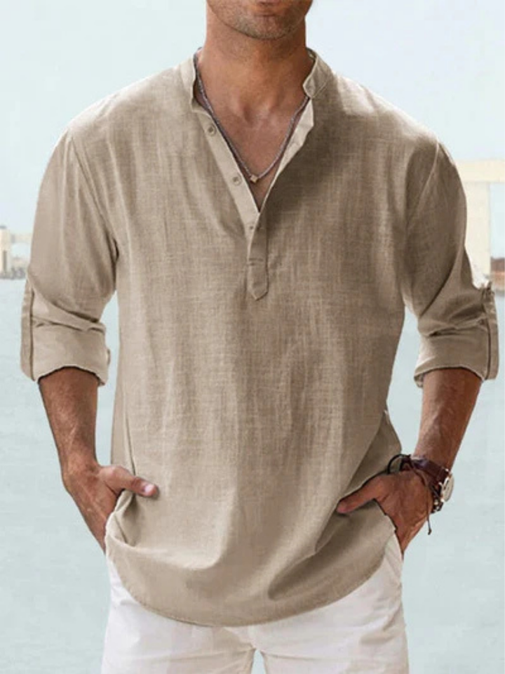 Varel | Camicia traspirante in lino