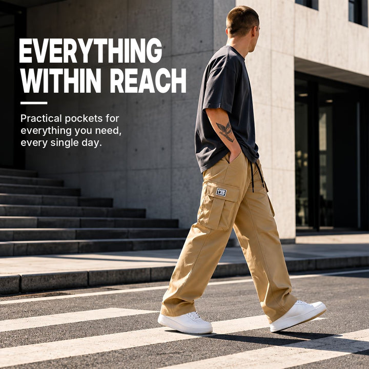 POLAMIA | Relaxed Cargo Pants